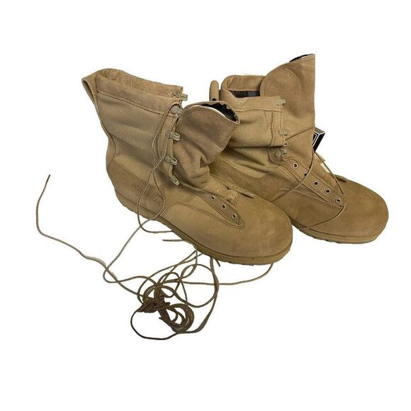 New Belleville Mns 03-D-0322 Goretex Desert Tan Lace Military Combat Boots 16XXW main image 4